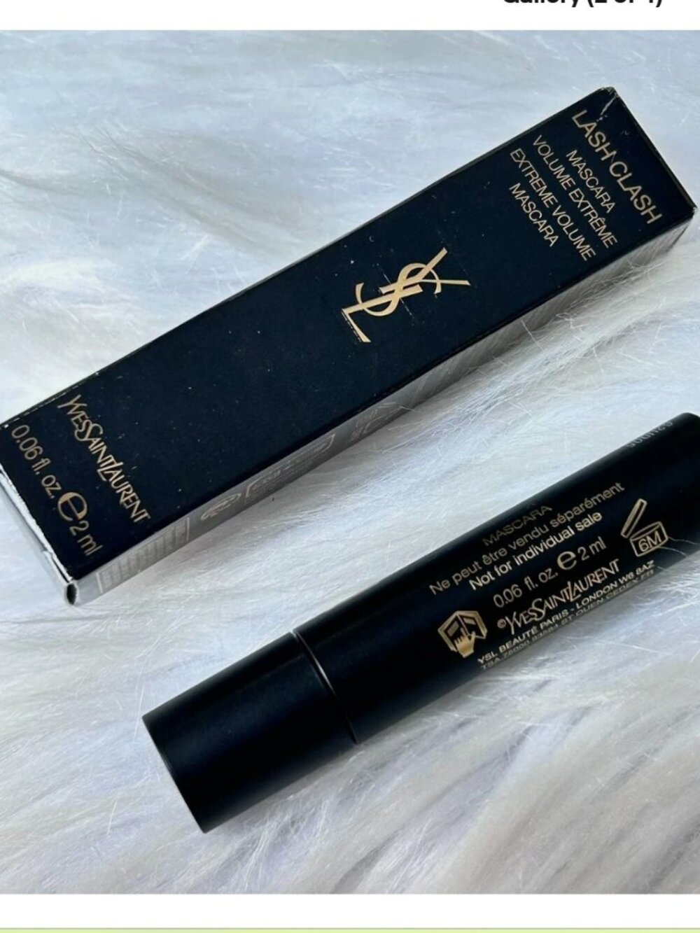 YSL Lash Clash Extreme Volume Mascara Black/Noir -NEW IN BOX Yves Saint Laurent